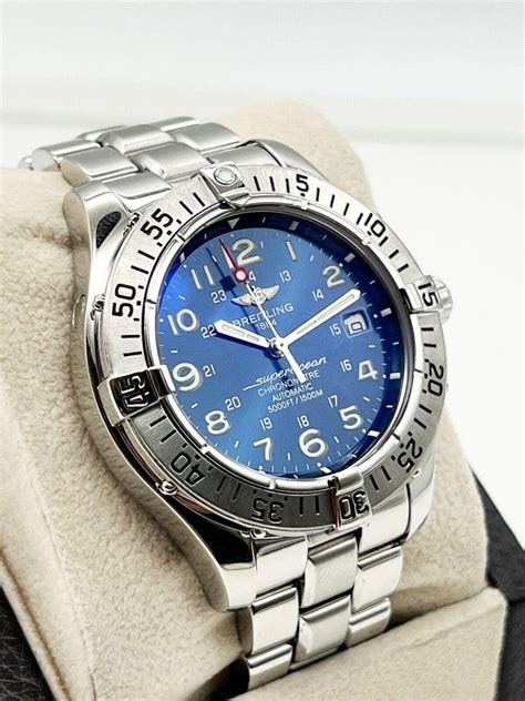 breitling superocean a17360 blue|breitling a17360 retail price.